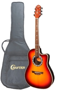 Электроакустическая гитара CRAFTER FSG-270EQ / TS с чехлом
